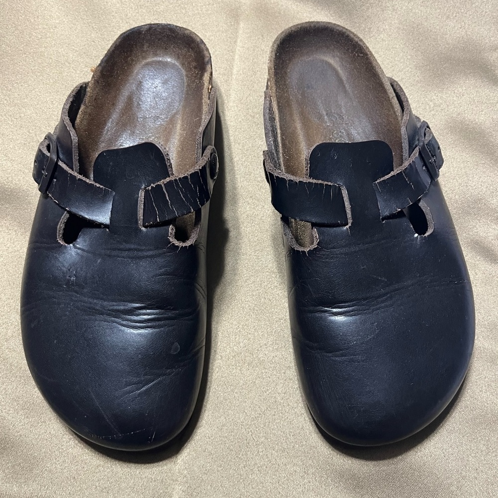 Original Birkenstock  36 brown leather SIZE 6 woman